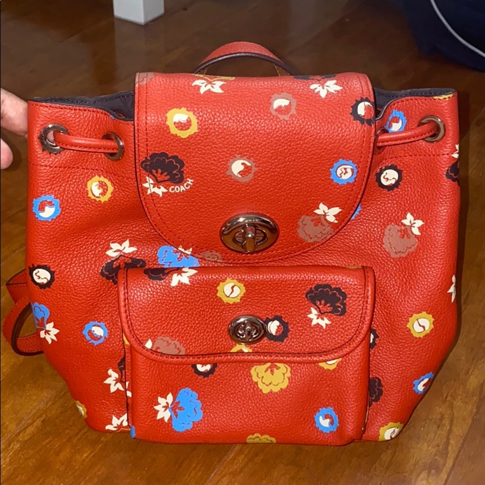 NEVER USED Coach Miniature Backpack/Purse